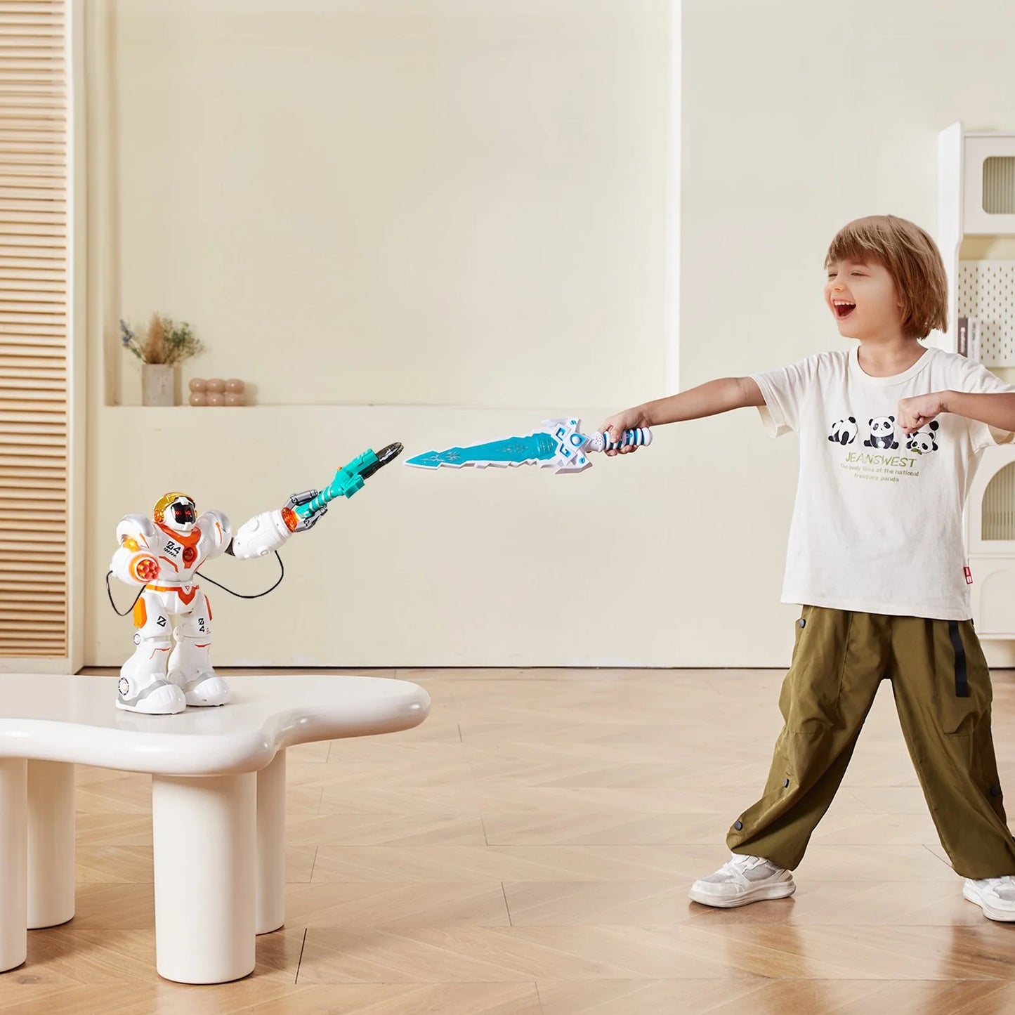 RC Robot Toy Battle Robot for Kids Remote Control Robotic Toy Programmable