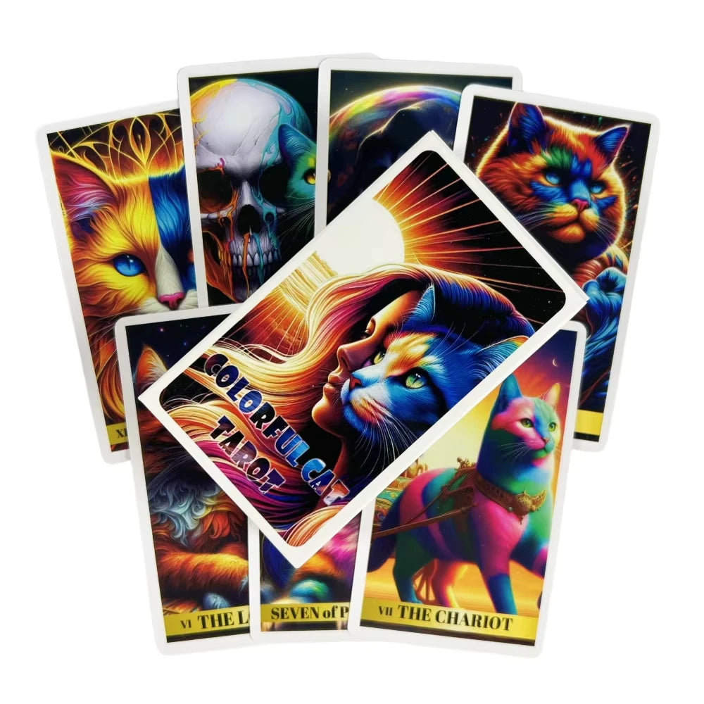 Crystals Tarot Cards Oracle Cards Tarot Deck and Card Game High Quality Kabbalis Board Game Divination Fate Party Enterainment