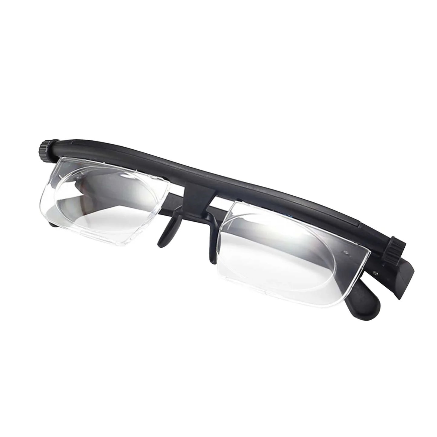Dial Adjustable Glasses Variable Focus for Reading Distance Vision Eyeglasses US