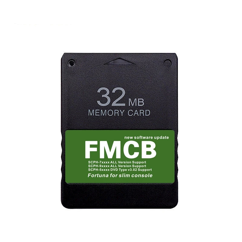 PS2 FMCB Funtuna Slims FMCB Fortuna Card New Software Update Oplv1.2.0 MX4 Program Mcboot for Playstation2 Slims Consoles