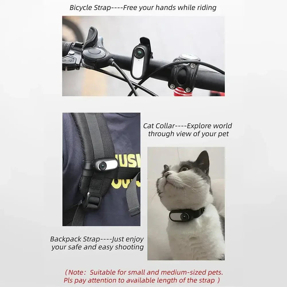 HD 1080P Wireless Pet Camera Collar - No Wifi Required, Ideal for Recording Your Pet's Adventures