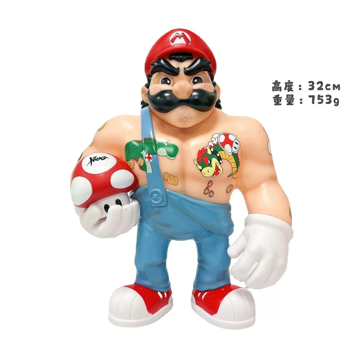 New Anime Large Size Bowser Figures PVC Bros Hat Can Take off Toy Model for Kids