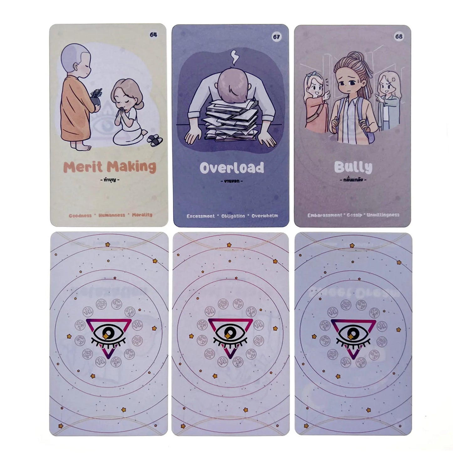 Pantha Oracle Mysterious Divination Tarot Oracle Card Little Girl Tarot Cards Decks Board Game English Tarot Card Deck
