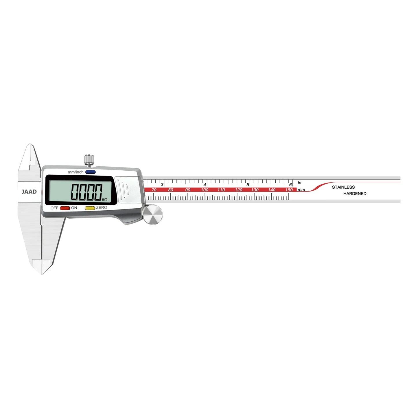 Digital Caliper,Stainless Steel Construction with Large LCD Screen,150Mm/0-6 Inches,Industrial Grade, High-Precision Tool