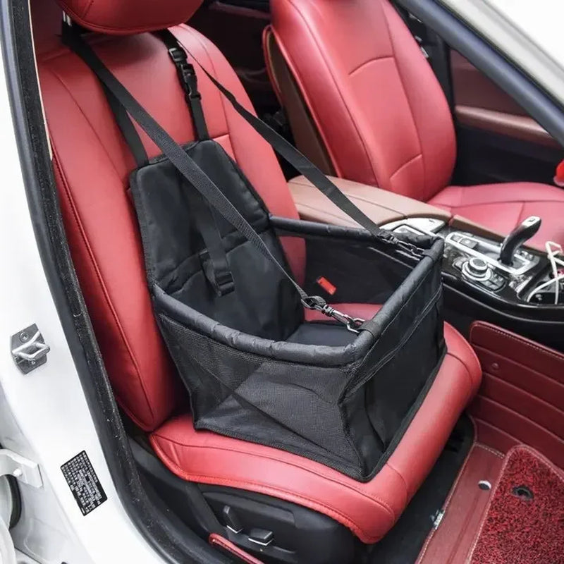 Travel in Style: Waterproof Double Thick Mesh Pet Car Seat Bag & Blanket for Small Dogs - 5 Vibrant Colors Available