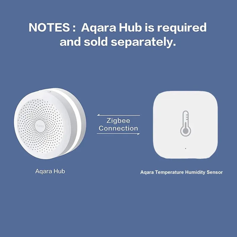 Smart Air Pressure Temperature Humidity Sensor Environment Zigbee Remote Control Work with Xiaomi Home Homekit Gateway Hub