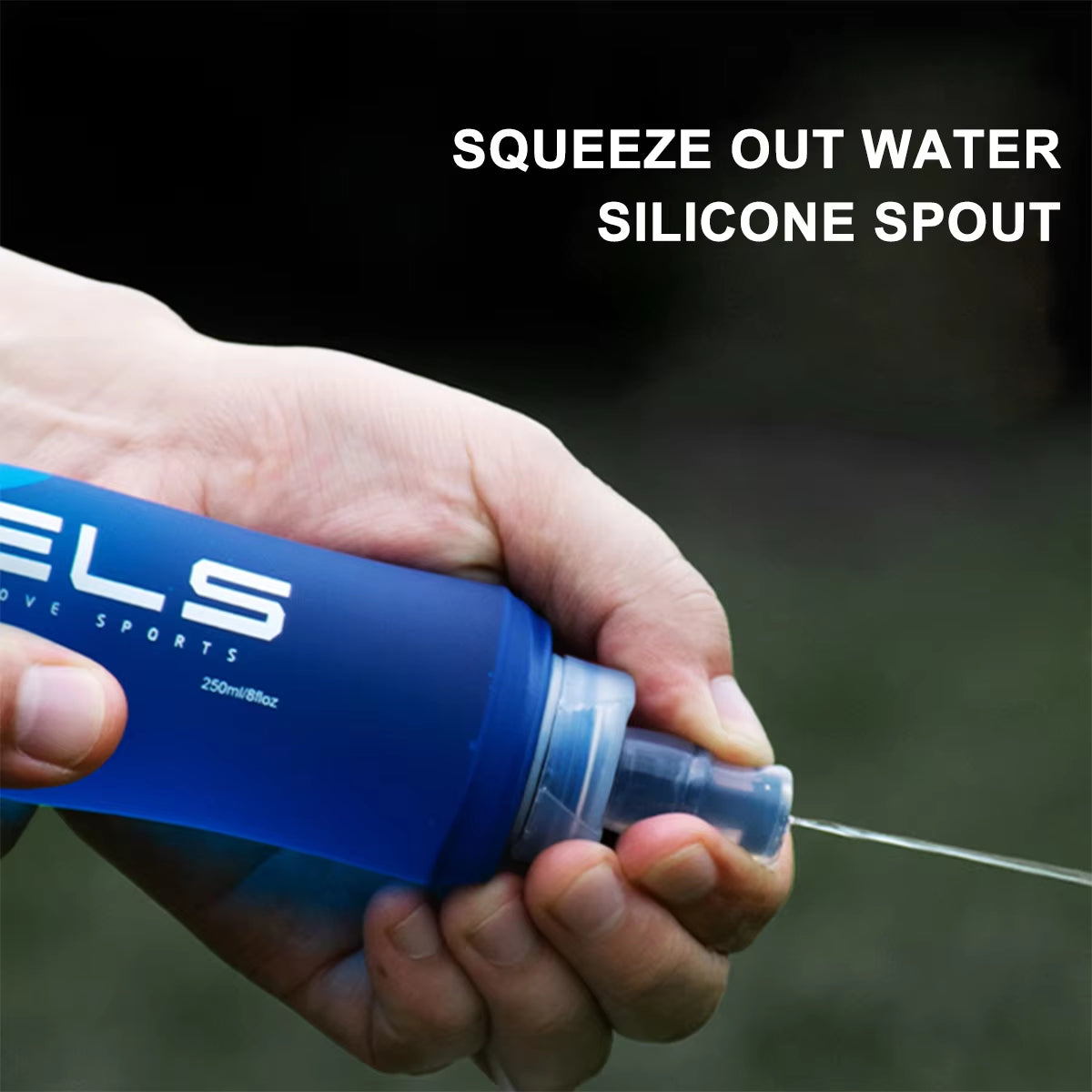 Camping Soft Water Bottle Drinking Sport Folding Bag Flask Outdoor Running Hydration Pack Waist Bicycle BPA Free