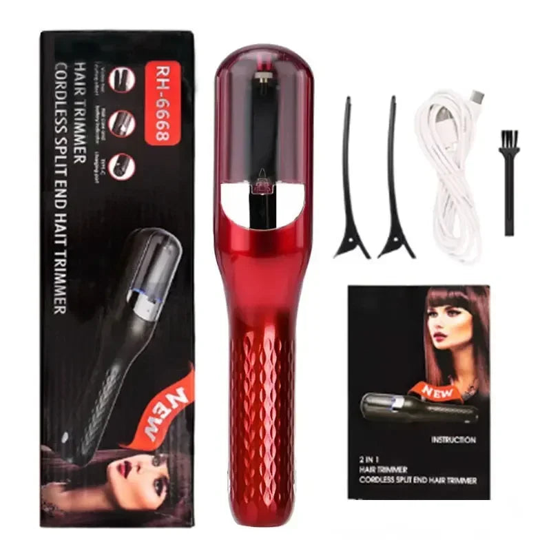 Automatic Split End Trimmer Split End Remover Professional Split End Trimmer for Damaged Hair Rechargeable Hairdresser