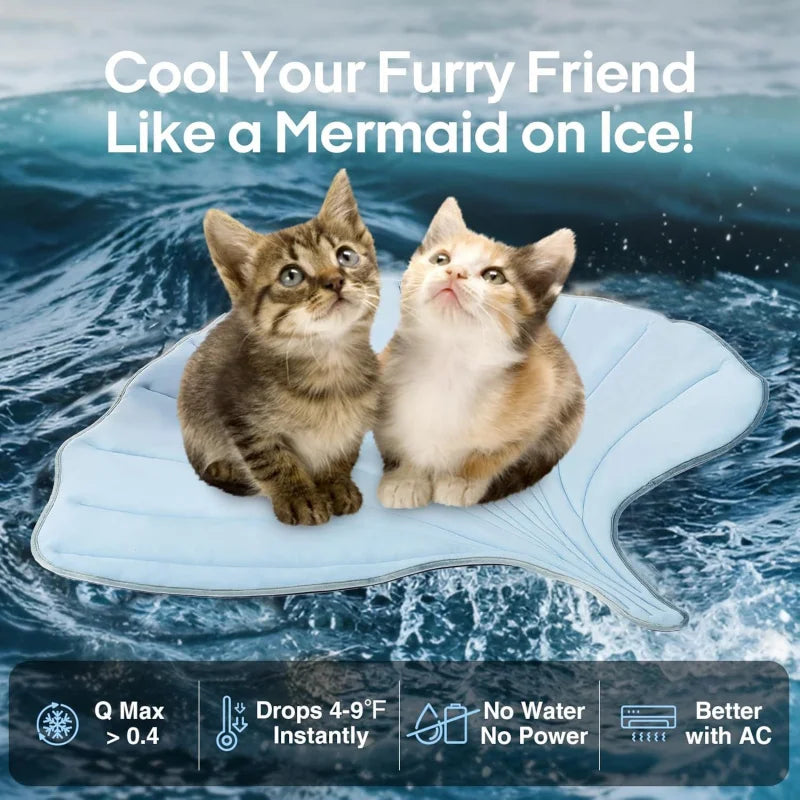 Eco-Friendly Cooling Mat for Large Dogs and Cats - Perfect for Crates, Camping, and Outdoor Use