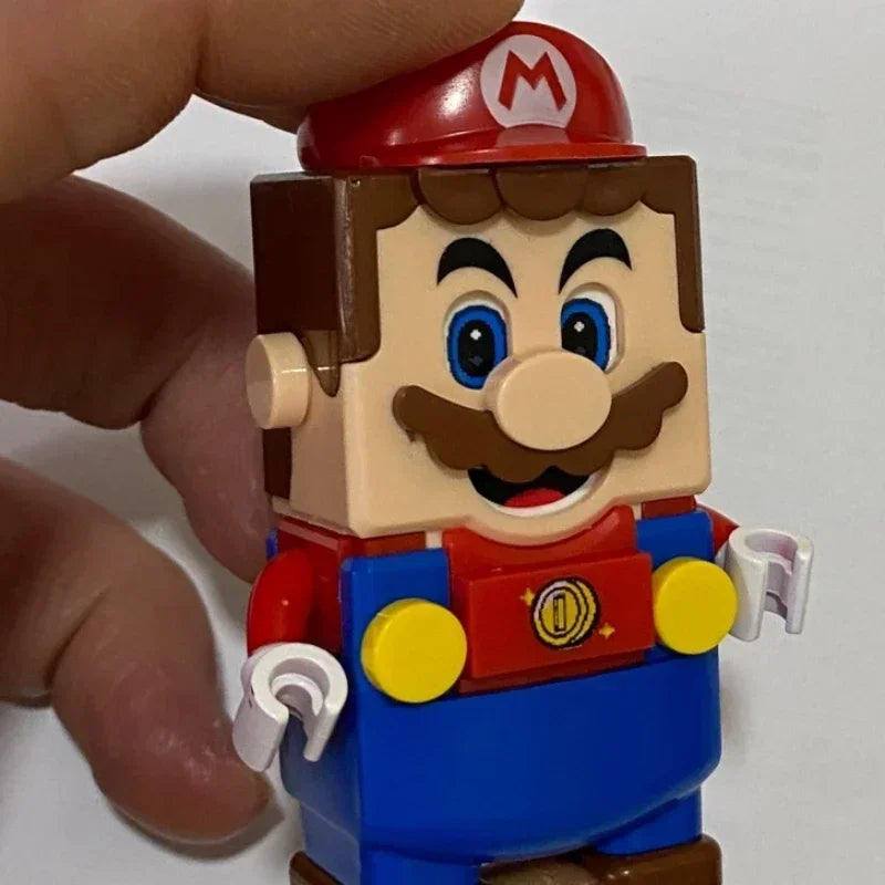 New Super Mario Bros Set Building Blocks Yoshi Bowser Mini Action Figure Toys