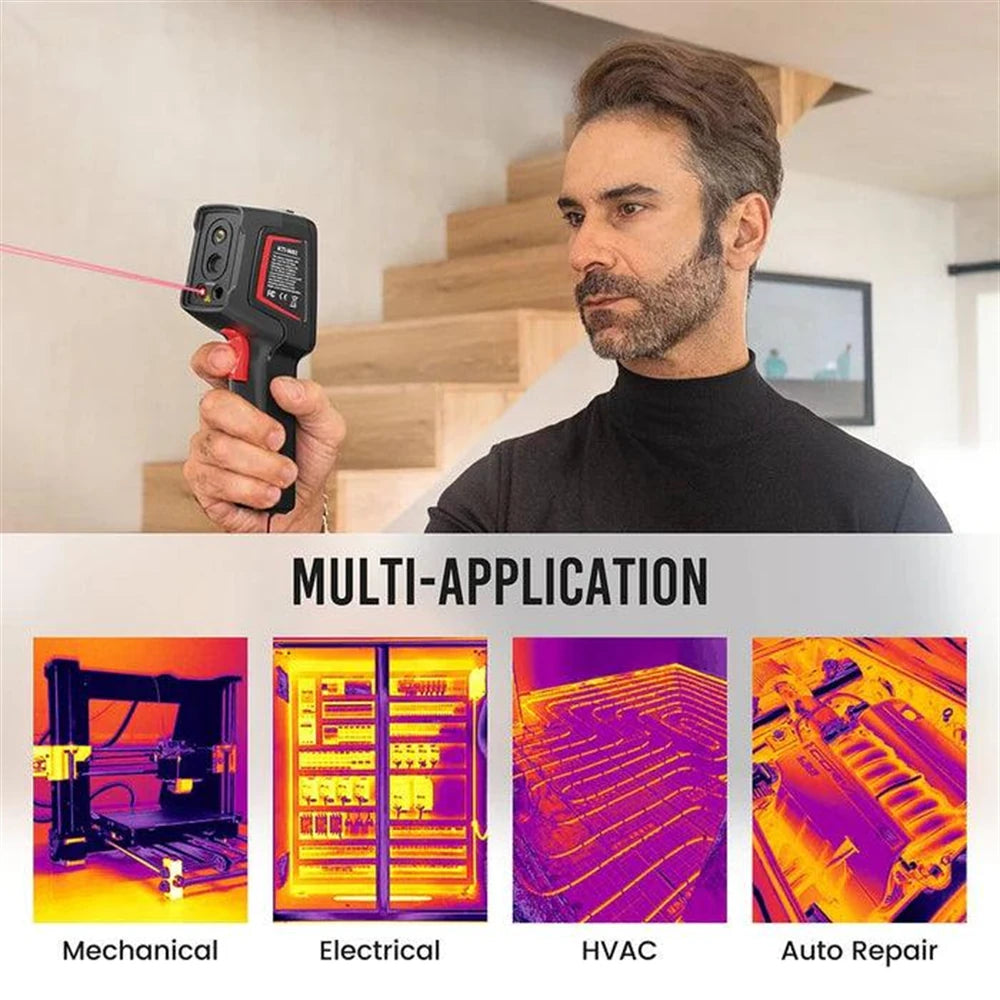 Thermal Imaging Camera 256X192 Resolution IP68 Waterproof 4 Image Modes 6 Color Palettes 16 Hour Battery 32G Memory