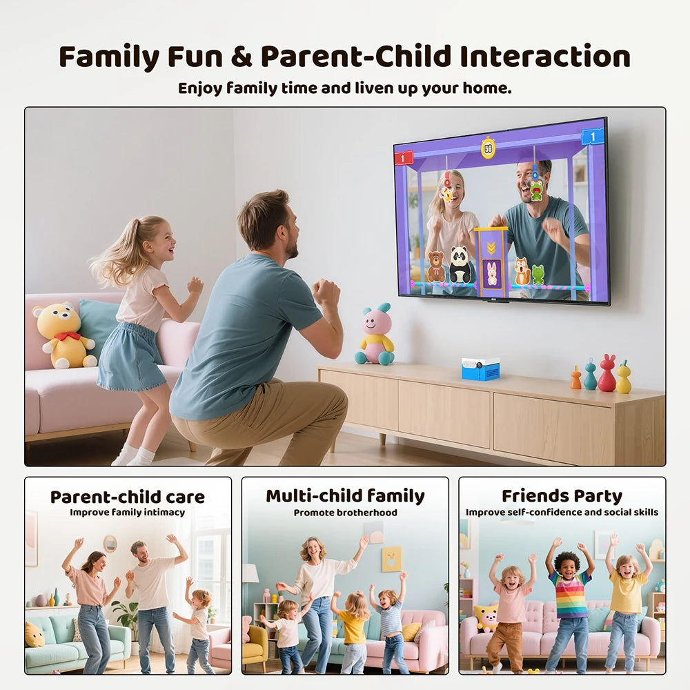 Motion X Gaming Console with 20+Games for Kids & Families,Monthly Updat,Plug & Play Indoor Motion-Controlled Game System