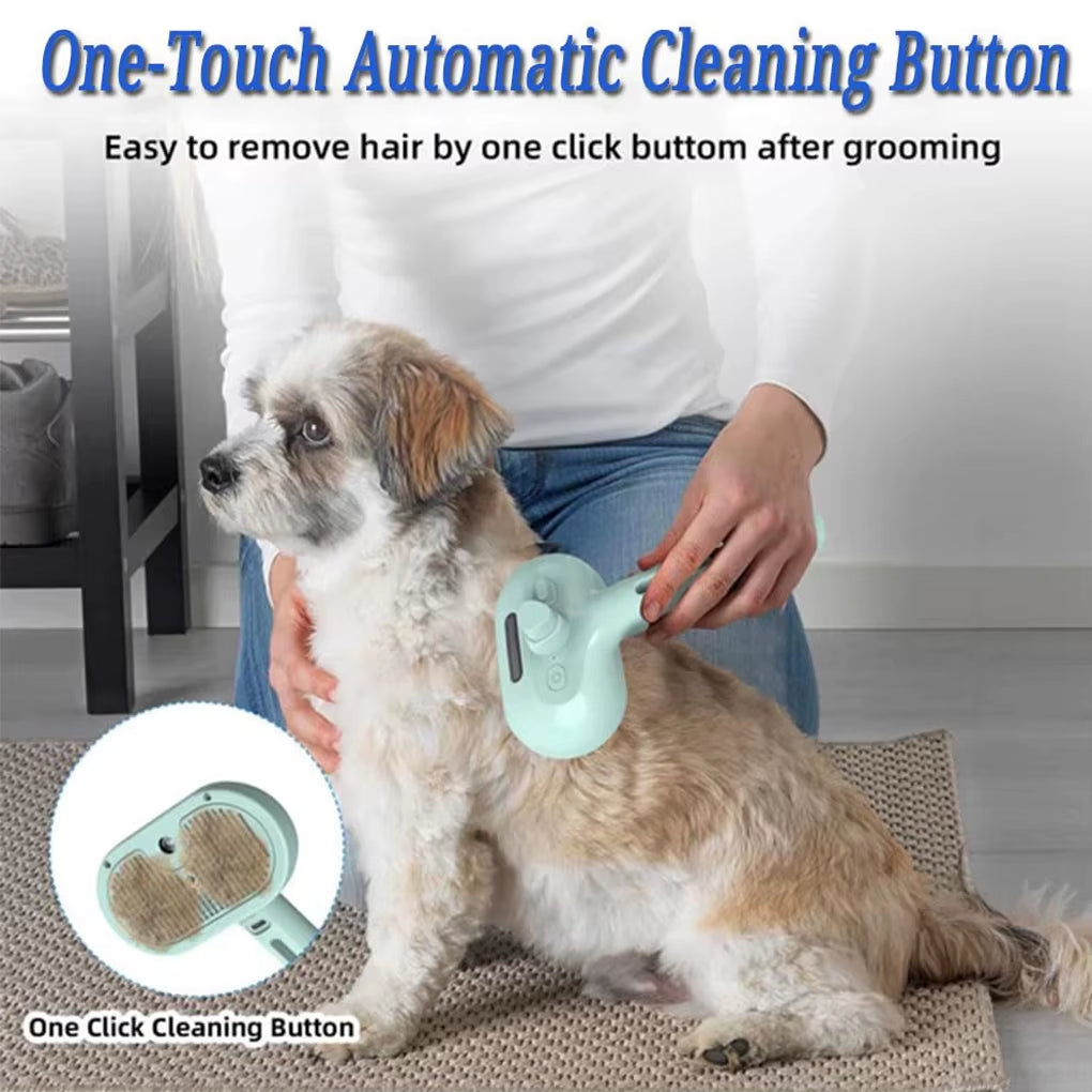 Revolutionary Steam Spray Grooming Brush for Dogs – Luxury Pet Grooming Made Easy