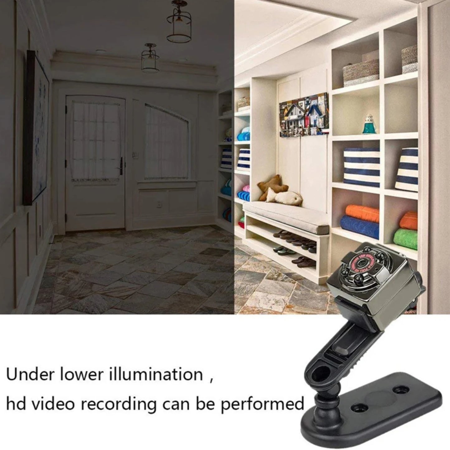 Mini Video Camera Infrared Night Vision Small Outdoor Sports Camera for Dogs Pet Track Recorder Rechargeable Sports DV for Cats