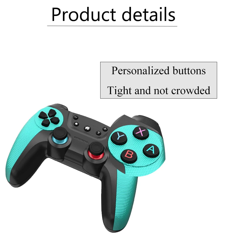 Wireless Bluetooth Control for Nintendo Switch OLED Lite PS3 Android Mobile Phone PC Gamepad Controller Game Pad Cell Joystick