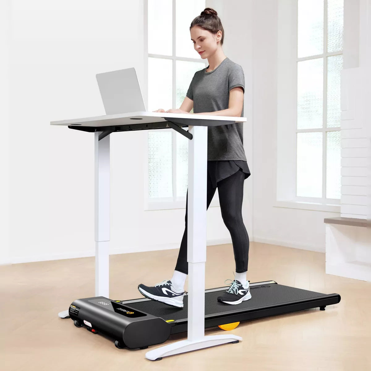 Under-Desk Electric Treadmill for Home and Office Applications