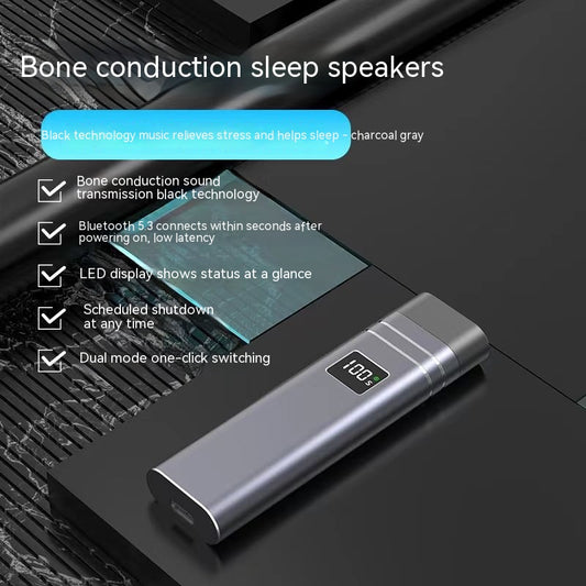 Smart Bluetooth Bone Conduction Sleep Speaker for Enhanced Sleep Quality