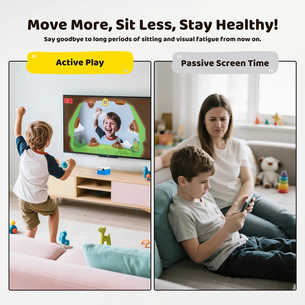 Motion X Gaming Console with 20+Games for Kids & Families,Monthly Updat,Plug & Play Indoor Motion-Controlled Game System