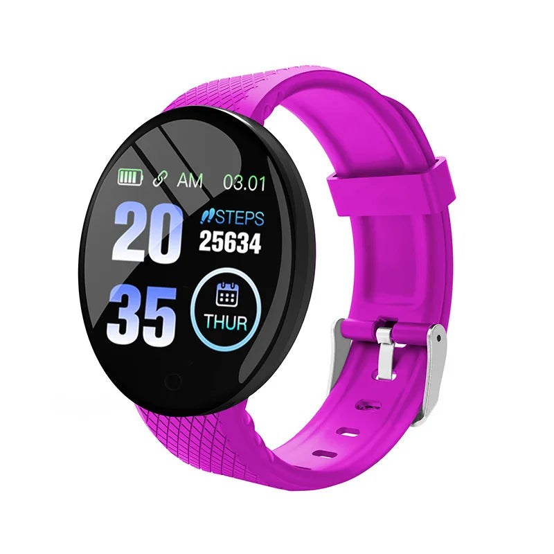 D18 Smart Watch for Ios Android Men Waterproof Smartwatch Women Sleep Monitor Message Fitness Tracker Bracelet Sport Watches SMS