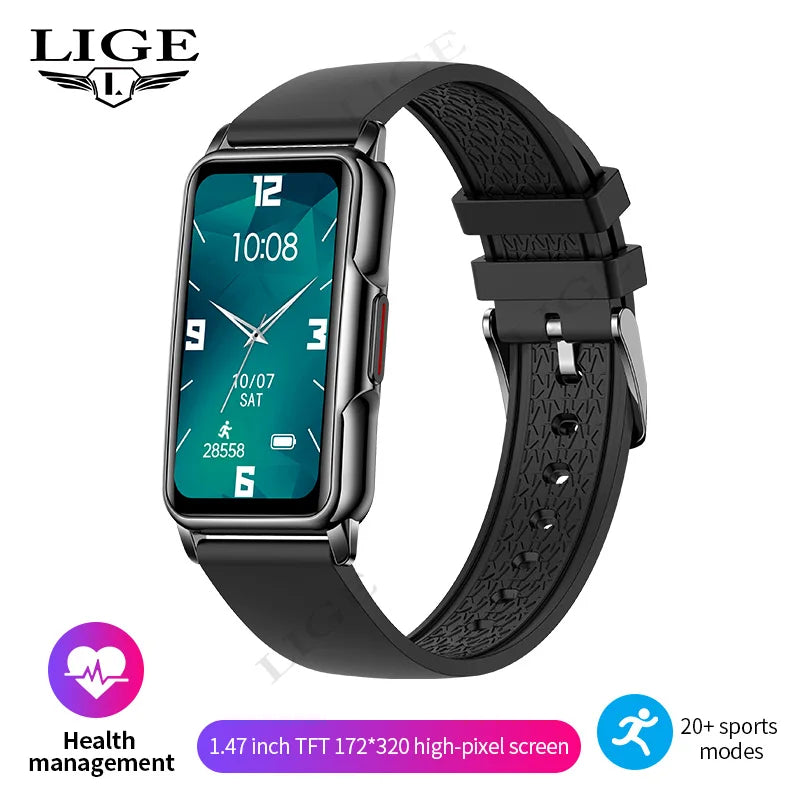 Android IOS Smart Bracelet Women Smartwatch Men Heart Rate Blood Oxygen Waterproof Sport Smart Band Watch for Ladies +Gift