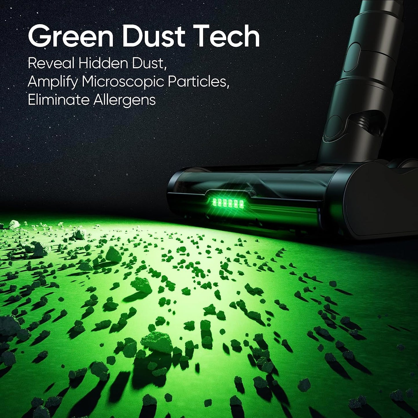 Cordless Vacuum Cleaner, Lightweight Stick Vacuum 33Kpa Powerful Suction Rechargeable Handheld for Home Pet Hair Hard Floor Carpet, Large Digital Display, Charging Moun