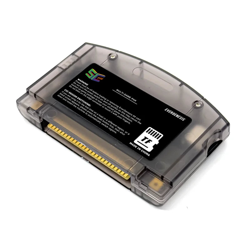 EVERGENESIS SC64 Open Source N64 800 in 1 Game Cartridge for Nintendo 64 Game Card Free 16GB Card Compatibility Support 64DD