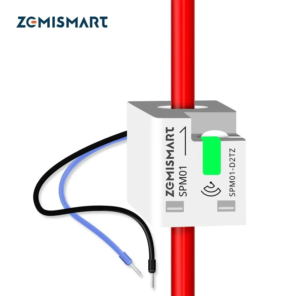 Smart Energy Meter Zigbee Wifi Monitor Electric Sensor Real-Time Measure Work with Tuya Zigbee2Mqtt Home Assistant