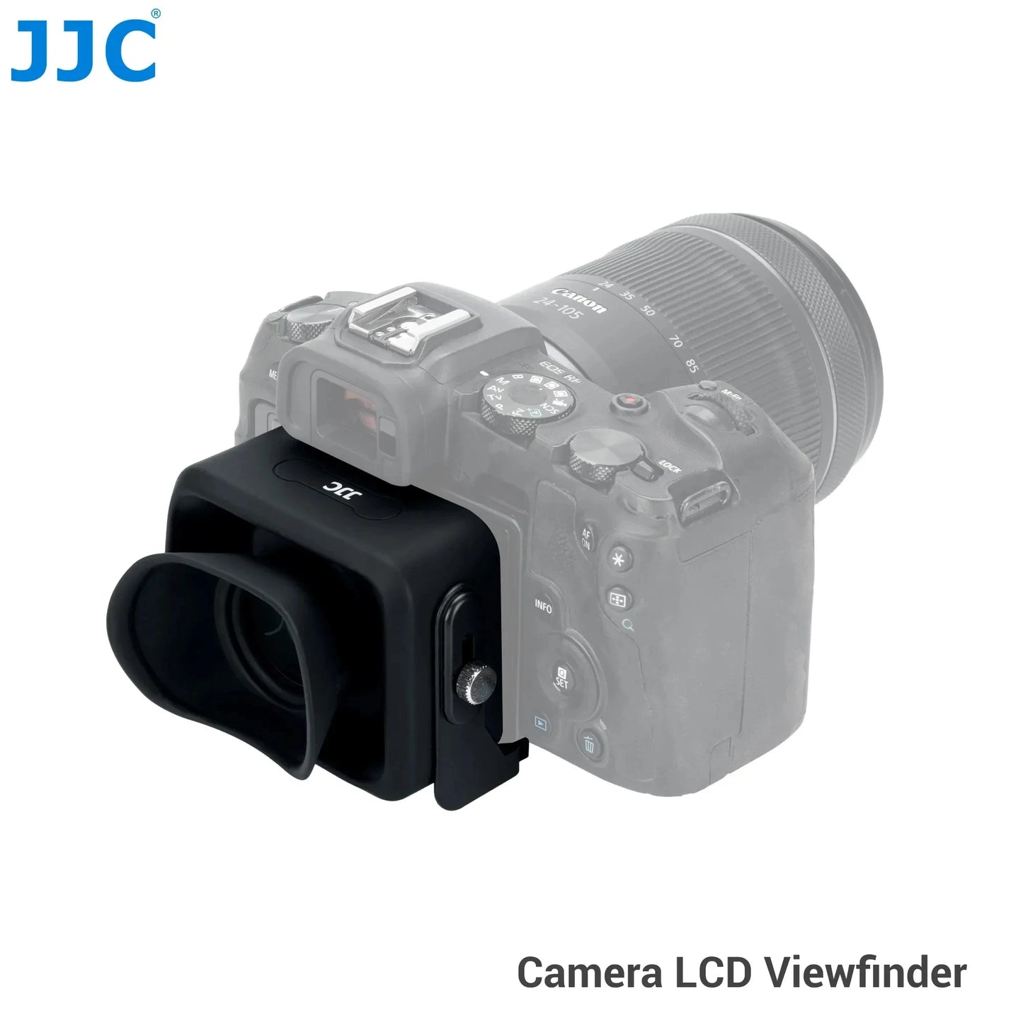 JJC 3X LCD Viewfinder Camera Extender Eyecup Eyepiece Collapsible Fit 3.0" Screen for Nikon Z30 Sony ZV-1 ZV-1F RX100 Canon G7X