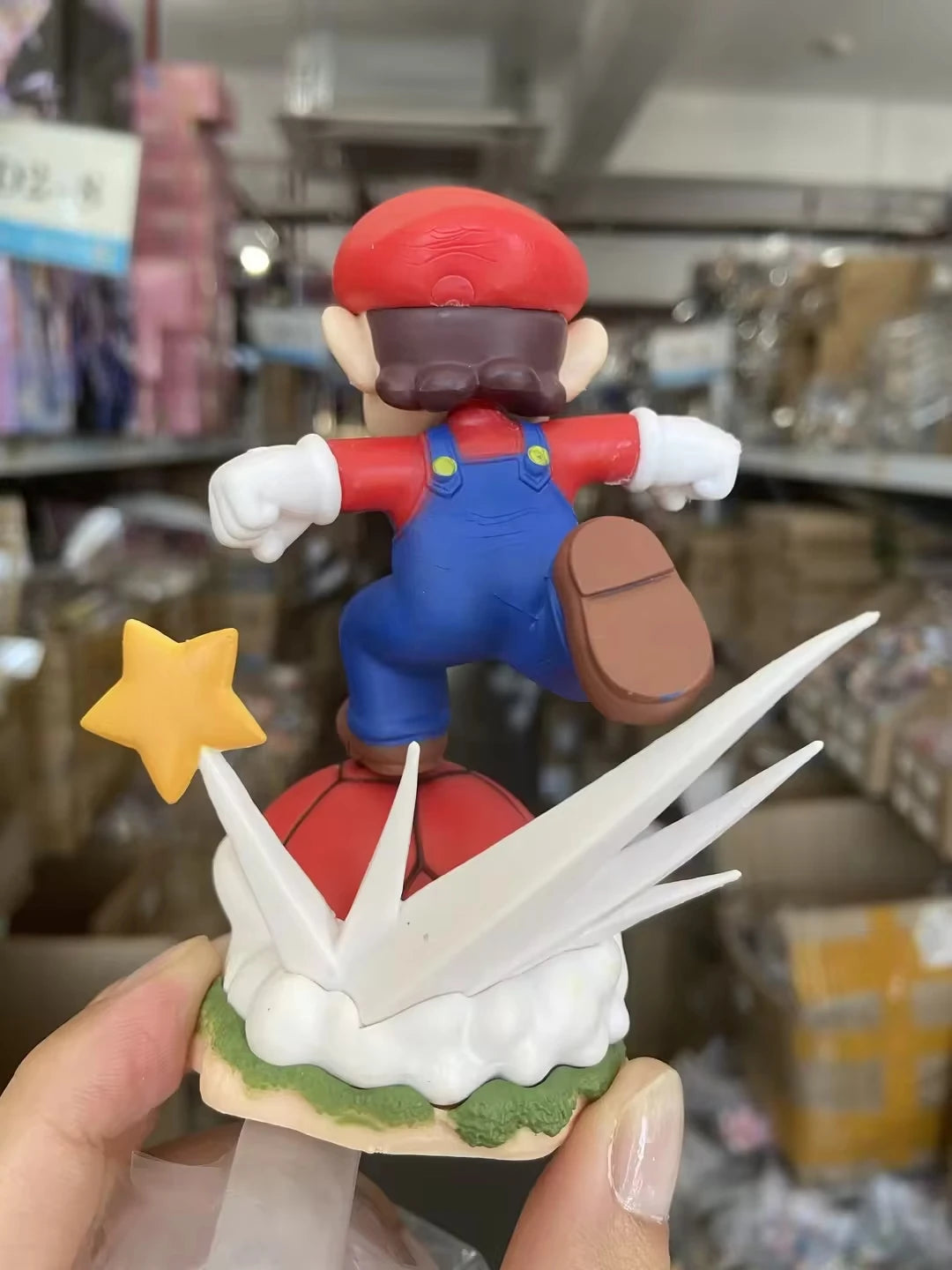 Super Mario Anime Figure Cartoon Grand Running Mario Bros Anime Action Figurine PVC Statue Model Collection Desk Doll Toy Gifts