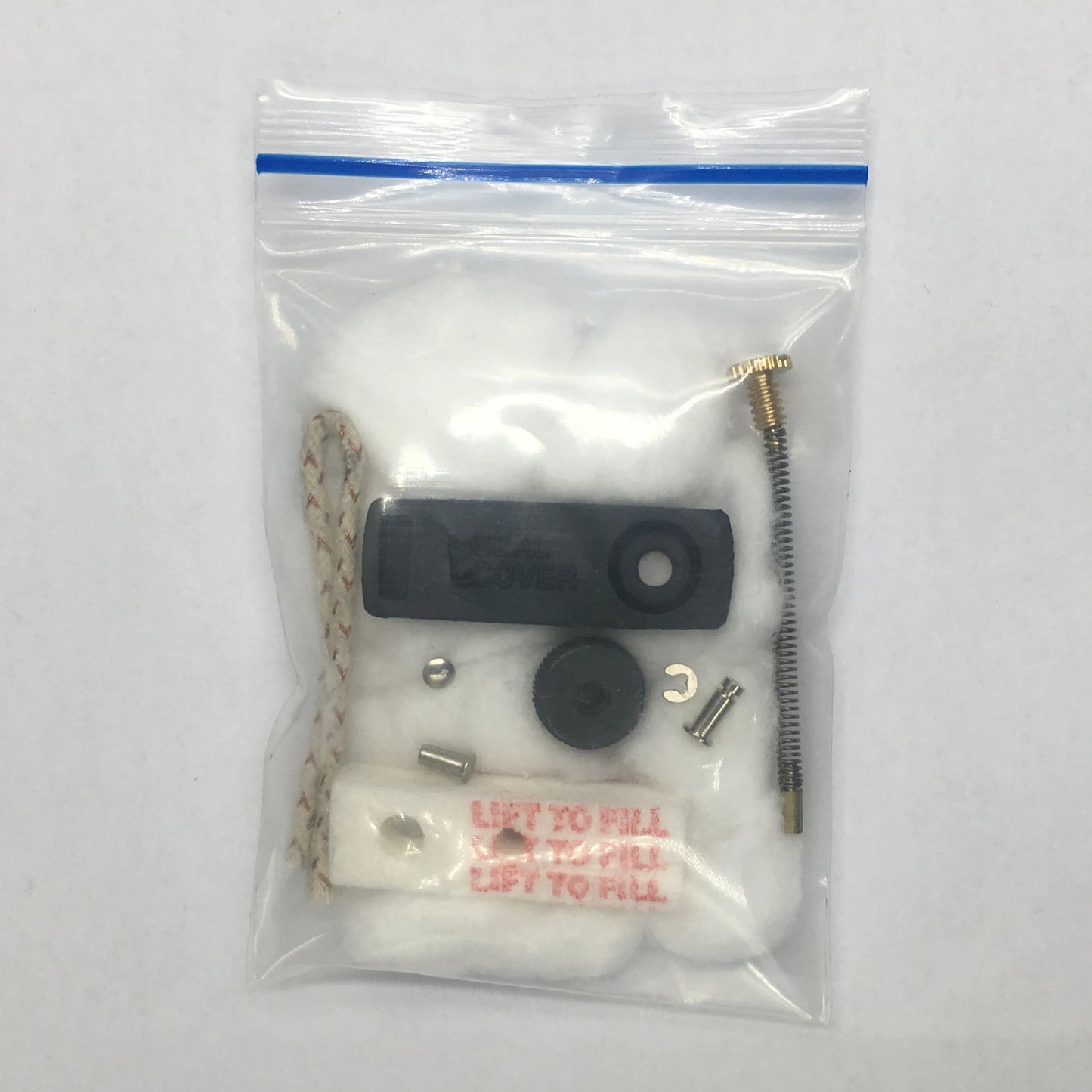 15Pcs/Set Complete Variety Universal Repair Replacement Wick Cotton Felt Steel Wheel Rivet Spring Kit for Zippo Kerosene Lighter