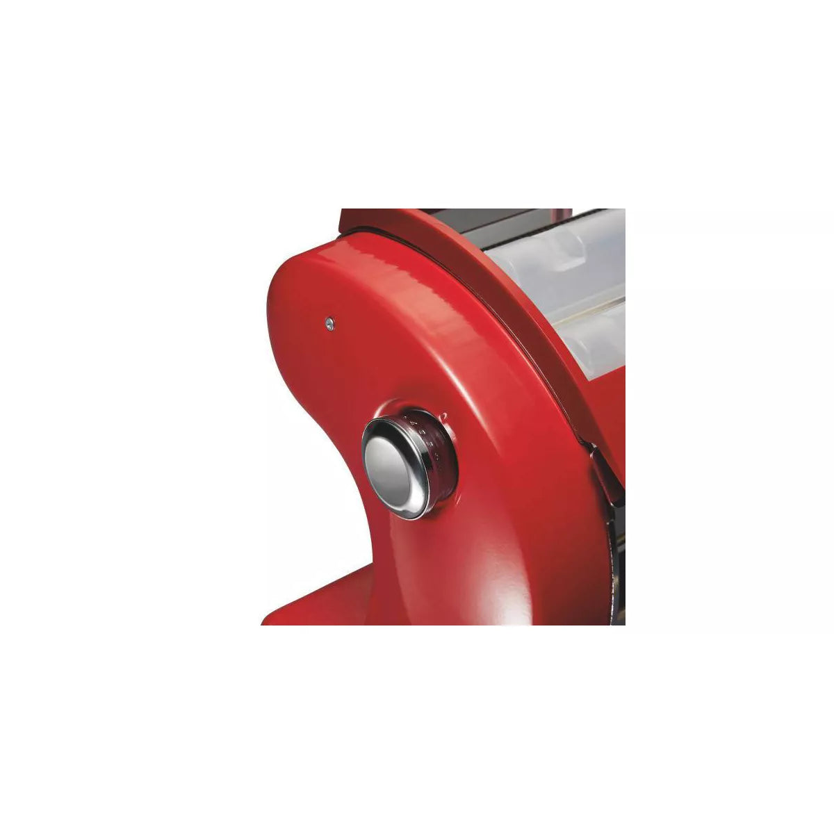 Electric Pasta Maker 86651: Stainless Steel Machine for Spaghetti and Fettuccine, Red, Hand Wash Recommended