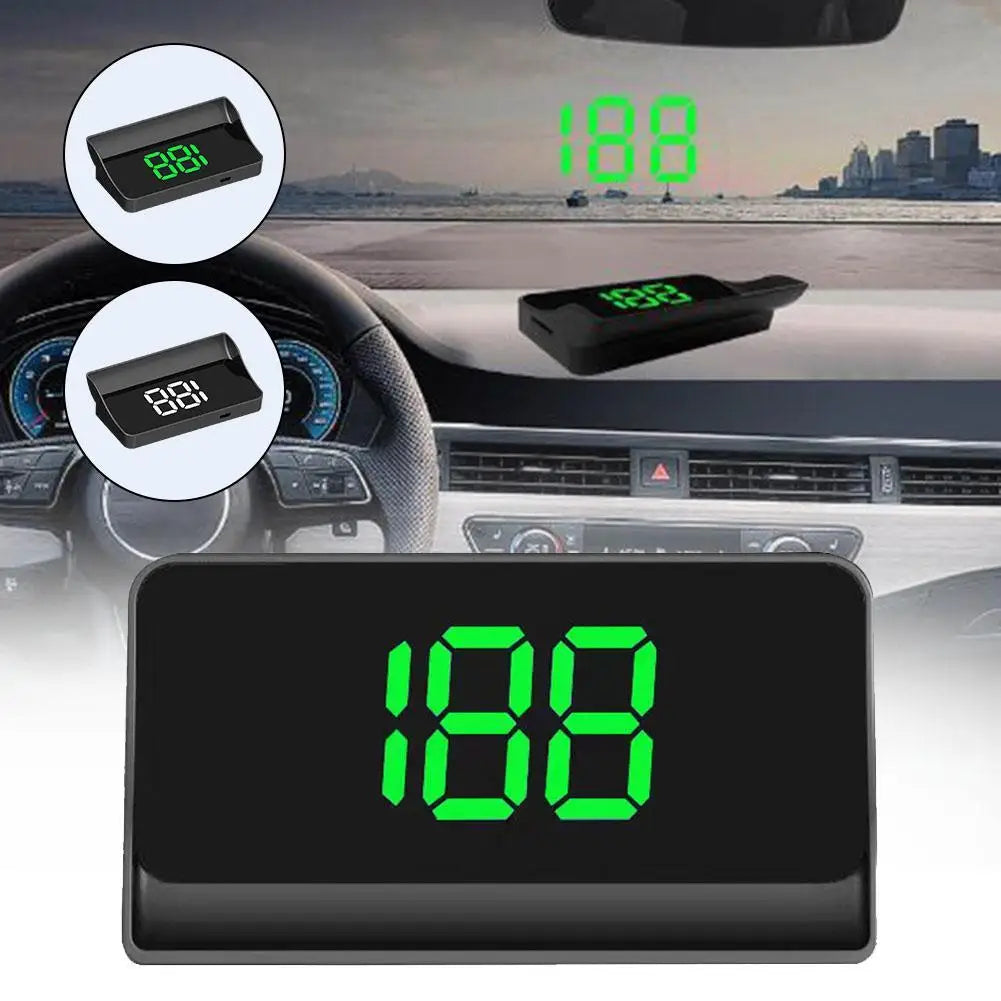 Car Head up HD Display GPS Speedometer Speed KMH Digital HUD Windshield Projector for All Cars Auto Electronics Accessories