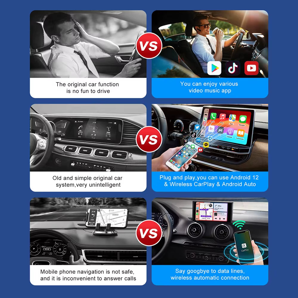 Android 13 Car AI Box Wireless Carplay Adapter Android Auto for Netflix Youtube for Chery Arrizo 5 Arrizo 7 Tiggo 3 Tiggo 3X 5X