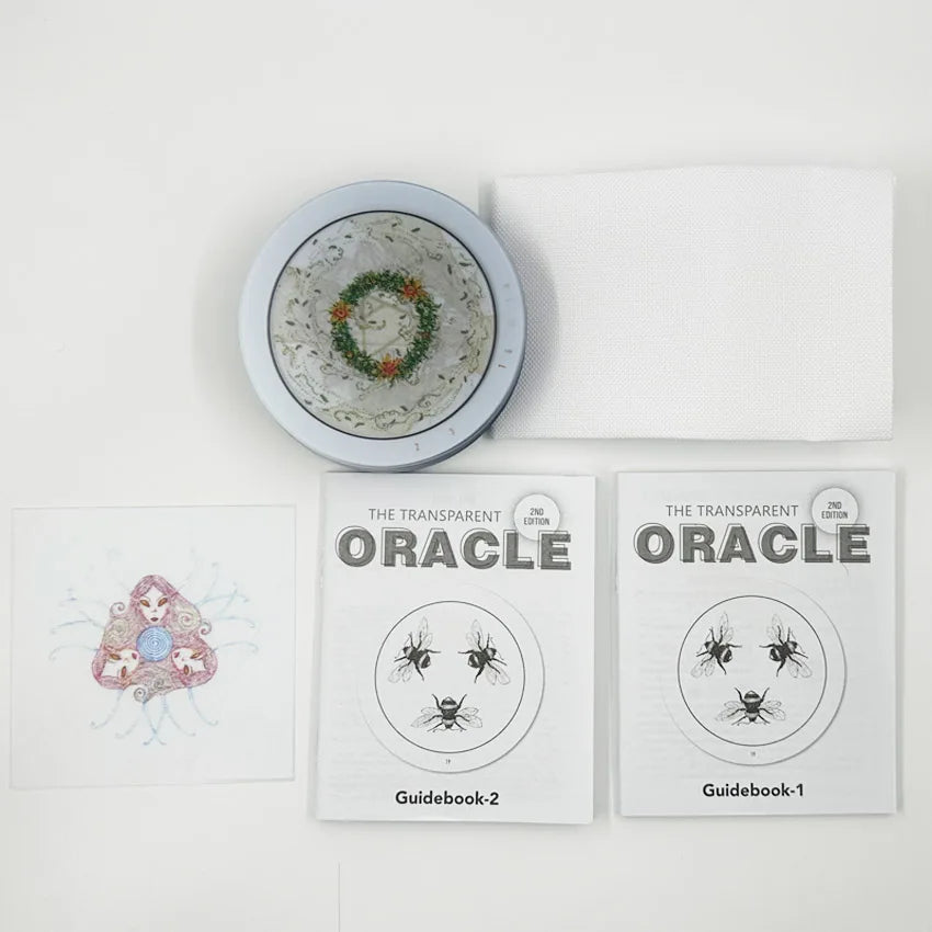 78 Cards the Transparent Oracle PVC Cards Paper Manual with White Cloth Card Games