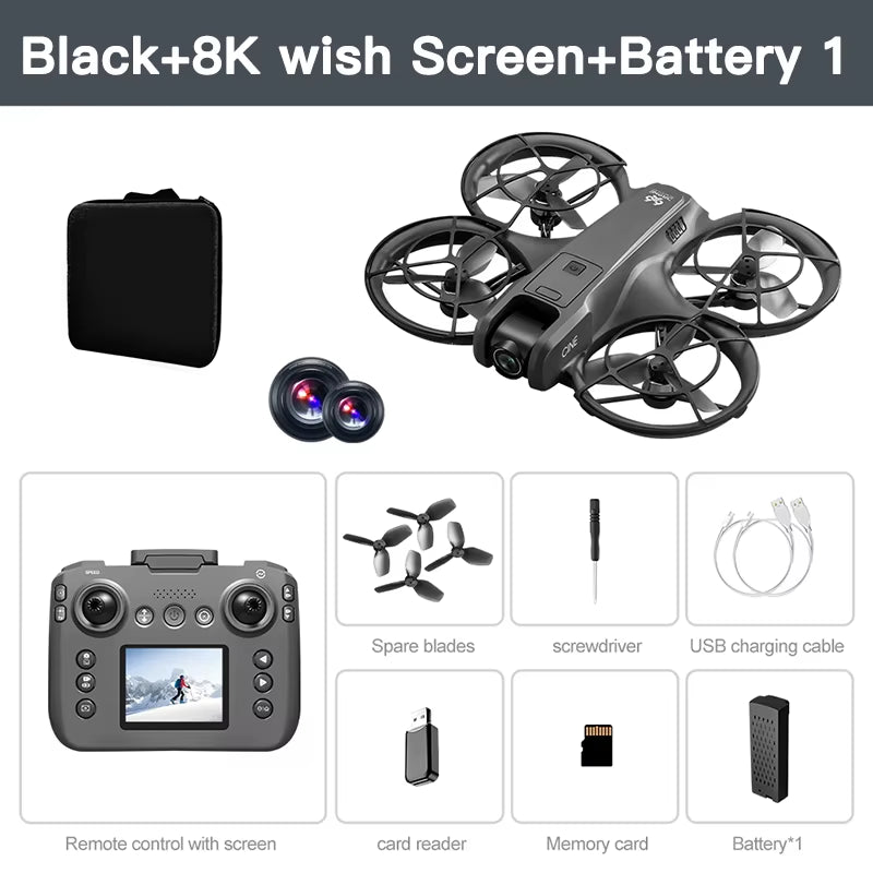 Xiaomi V666 Mini Drone 4K Professional Aerial 8K Dual Camera Intelligent Obstacle Avoidance Brushless Quadcopter Kid RC Toy
