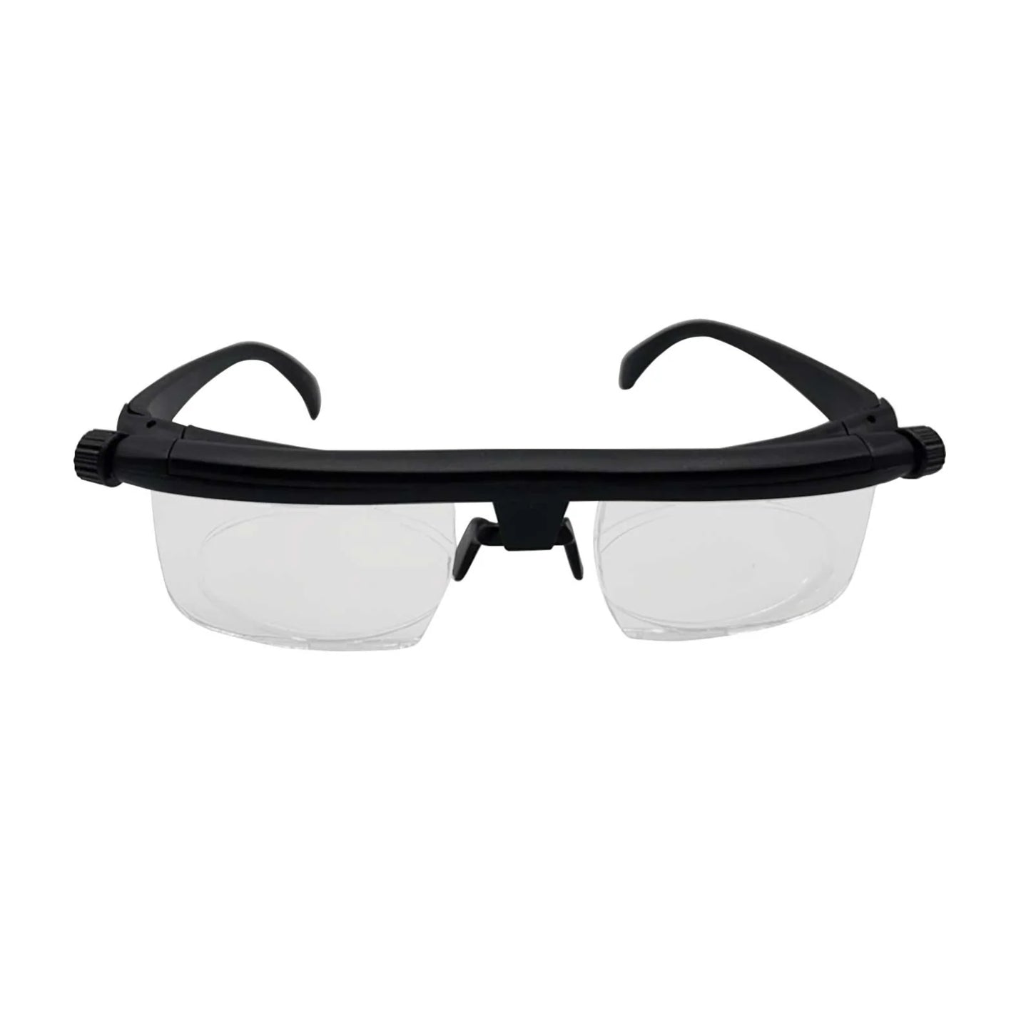 Dial Adjustable Glasses Variable Focus for Reading Distance Vision Eyeglasses US