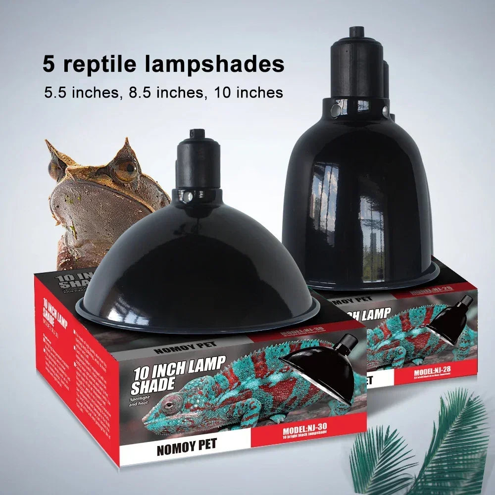 UVA/UVB Reptile Lampshade Amphibians Breeding Box 5.5 Inch Pendant Lights Lampshade Lizard Supplies Lampshade UK/EU/AU/US