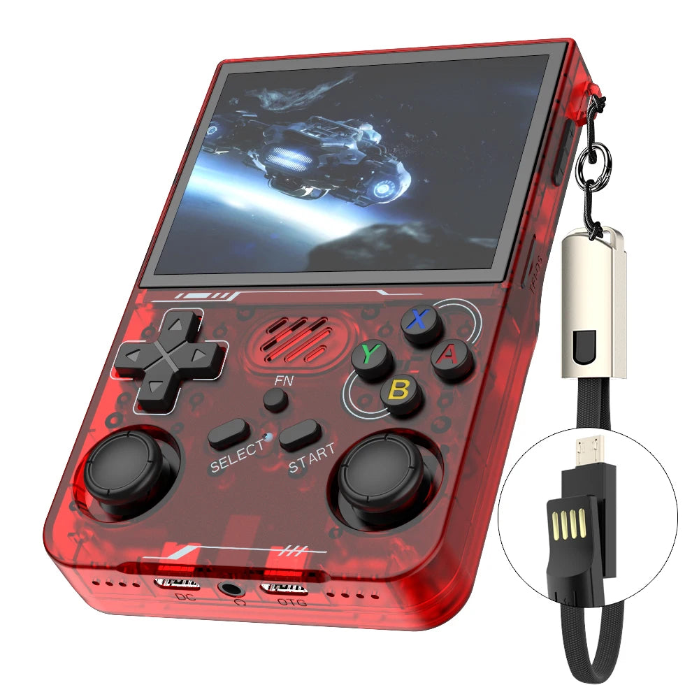R36S Updated R36XX Retro Handheld Game Console Linux ARKOS 3.5Inch IPS Screen Portable Pocket Video Player Wi-Fi Games Kid Gift