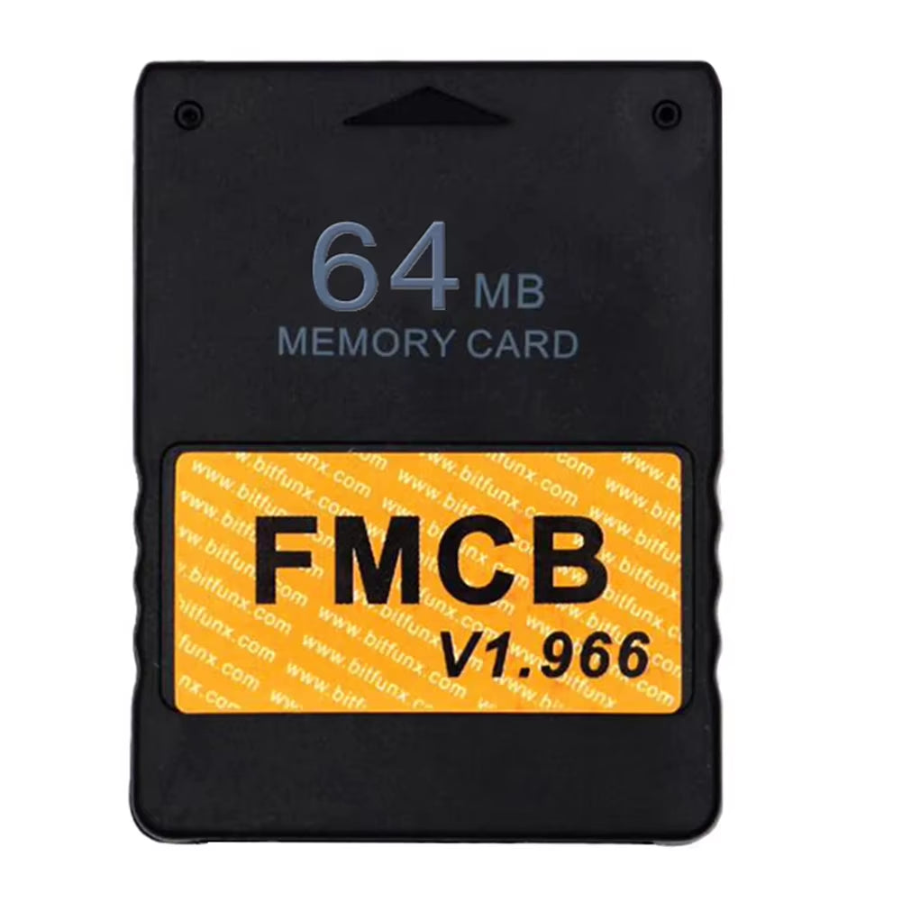 2025 Free Mcboot V1.966 Memory Card Compatible with All PS2 Consoles for Sony PS2 FMCB Game Saver 8MB/16MB/64MB Memory Card