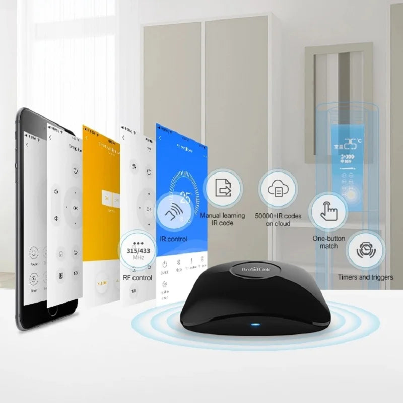 RM4 Pro IR RF HTS2 Sensor Accessory Wifi UNIVERSAL REMOTE Smart Home Automation Works with Alexa and Google Home