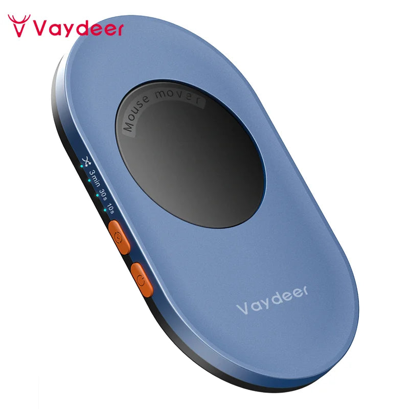 Undetectable Mouse Jiggler with Power Adapter and On/Off Switch Mouse Mover Simulator, Driver-Free Mouse Movement Simula