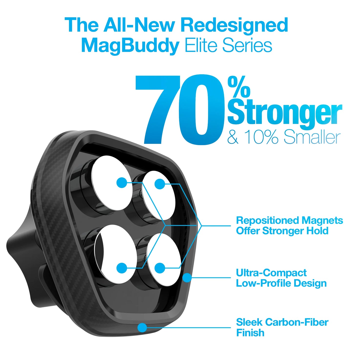Naztech Magbuddy Elite Laptop Mount W Adjustable Angle & Orientation