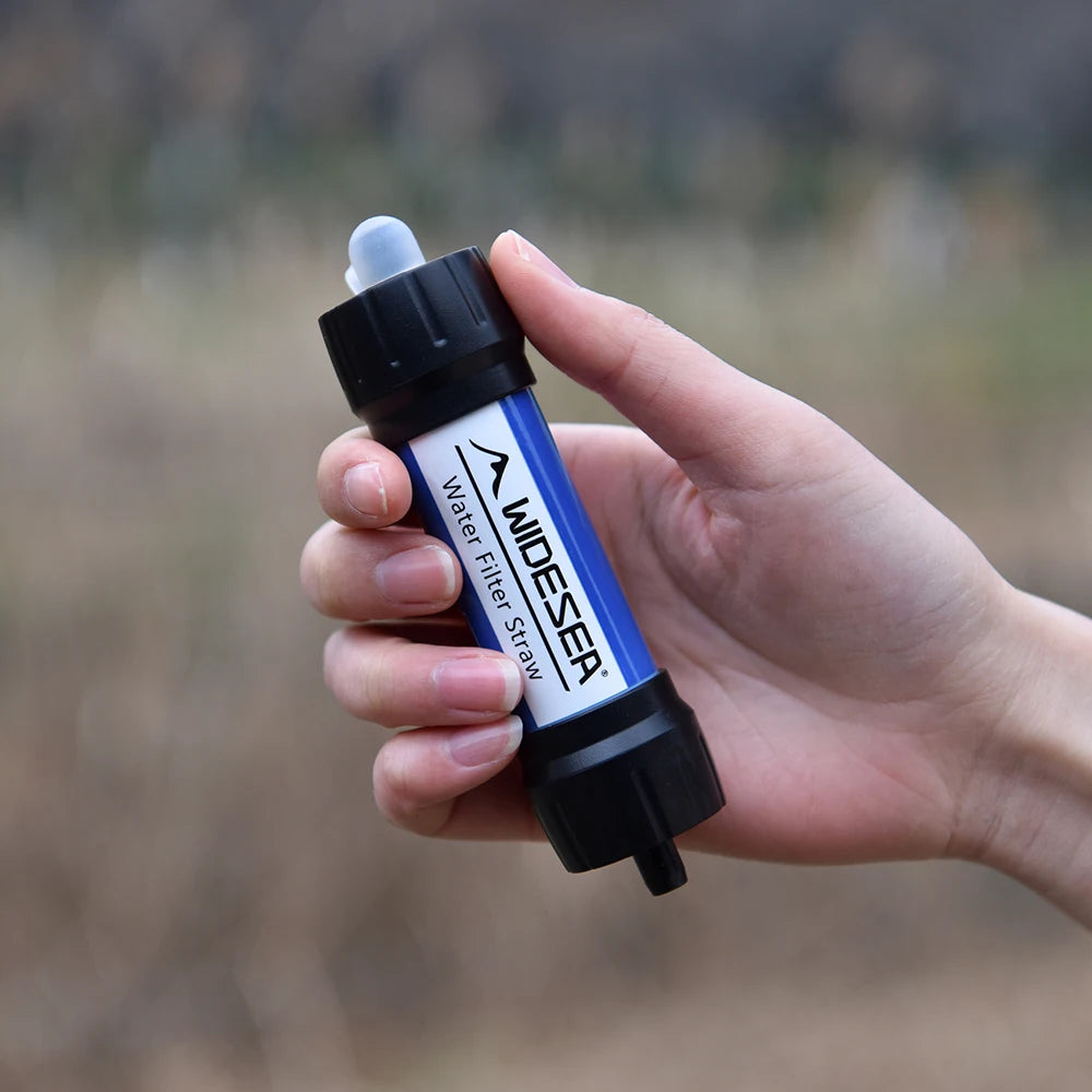 Camping Outdoor Water Purifier 0.01Micron Filtration Portable Reusable Straw Type Use of Highqualitymedical Hollow Fiber