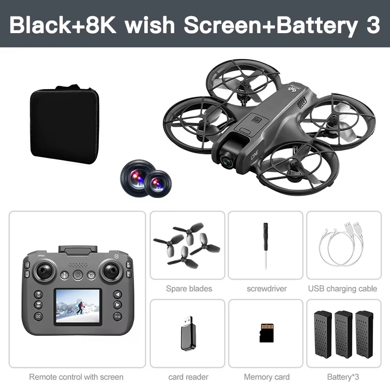 Xiaomi V666 Mini Drone 4K Professional Aerial 8K Dual Camera Intelligent Obstacle Avoidance Brushless Quadcopter Kid RC Toy