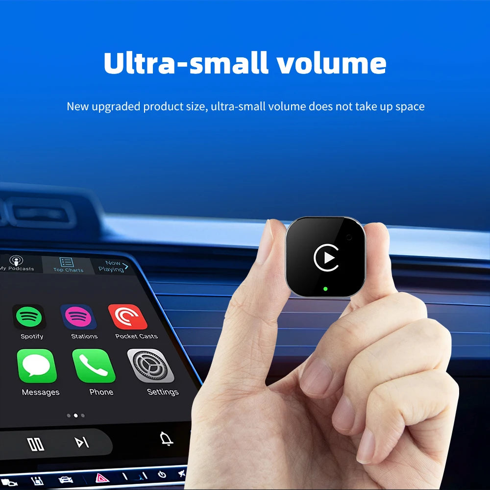 2In1 Wireless Carplay Dongle Wireless Android Auto Adapter AI Smart Box for Car with Wired Carplay Car Intelligent Systems