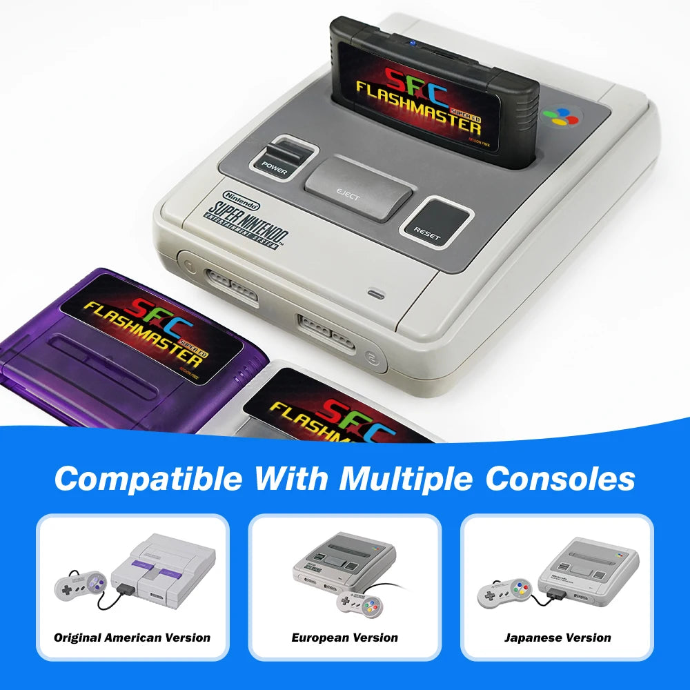 SFC Game Card 3000 in 1 with 8GB TF Card Game Card for Nintendo SNES SFC Game Console with TF Card