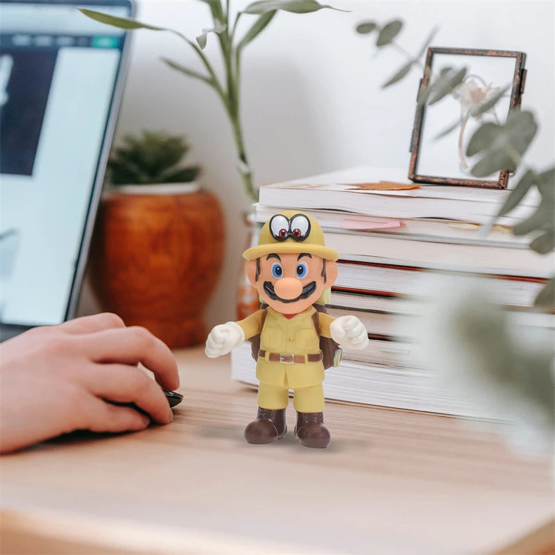 MARIO Series Princess Peach Bowser Cool PVC Action Figure Toys Mario Bros Koopa Troopa Donkey Kong Cappy Anime Model Dolls Gifts