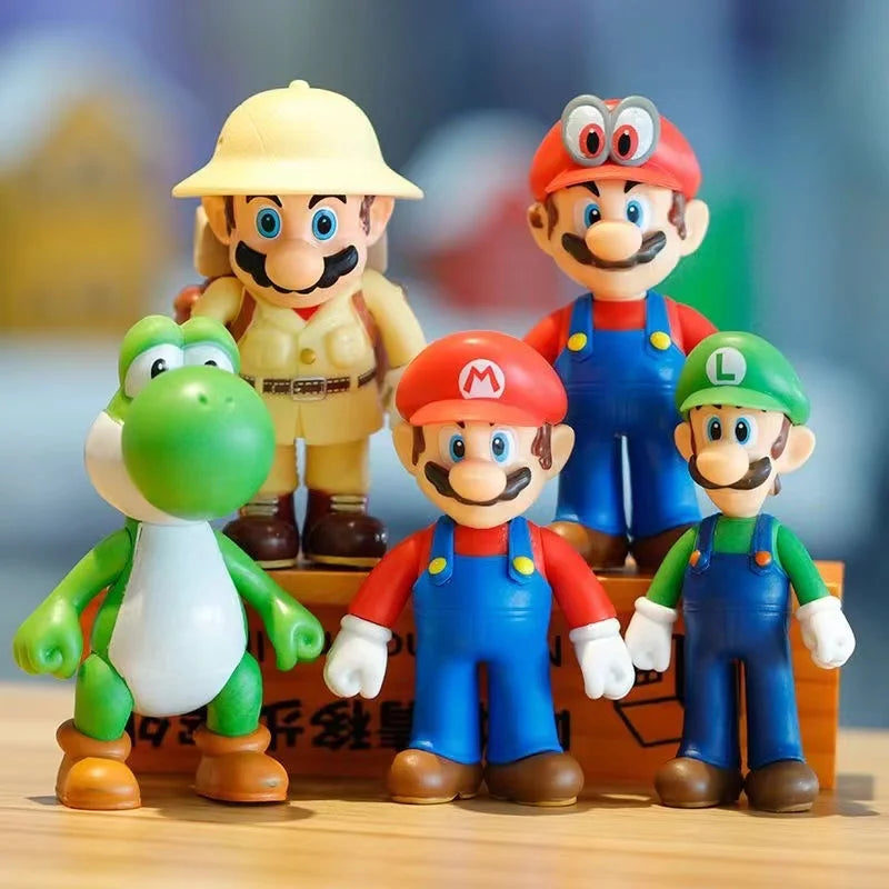 New Anime Large Size Bowser Figures PVC Bros Hat Can Take off Toy Model for Kids