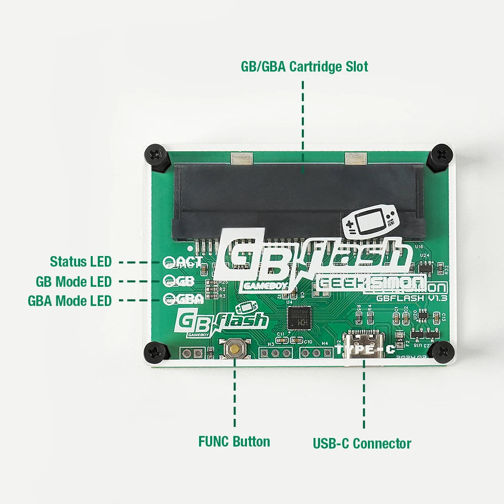 Game Card Burner for Game Boy/Game Boy Advance Backup Roms Saves Game Reader Flasher for GBA/GBC Cartridge GB Cart