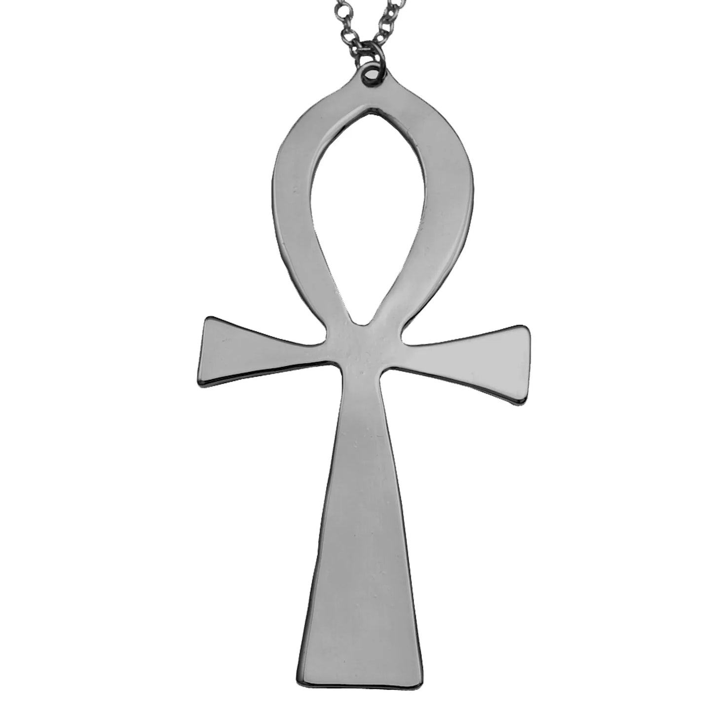 Vintage Egyptian Life Big Ankh Cross Pendant Long Chain Choker Necklace Jewelry Fashion Unisex Accessories Dropshipping
